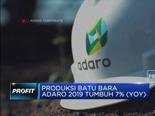 Produksi Batu Bara Adaro Tumbuh 7% (YOY) pada 2019