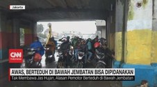 VIDEO: Berteduh di Bawah Jembatan, Denda Rp 500 Ribu