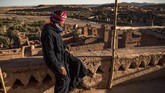 Ait-Ben-Haddou adalah benteng paling terkenal di Maroko selatan. Ia menghadap ke lembah, sekitar 30 kilometer dari kota terdekat, Ouarzazate. (Photo by FADEL SENNA / AFP)
