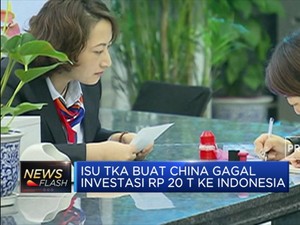 China Gagal Investasi Rp 20 T ke RI, Apa Alasannya?
