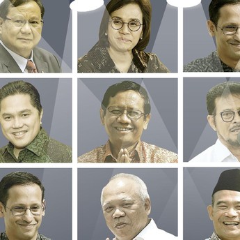 10 Menteri Terbaik Jokowi, Dari Prabowo Hingga Nadiem Makarim