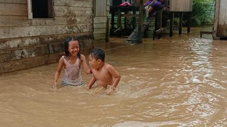 Banjir Kembali Landa Ibu Kota Baru, 379 Jiwa Terdampak