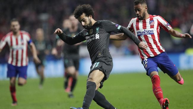 Salah dan Mane Melempem di Atletico vs Liverpool