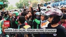 VIDEO: Aniaya Ojek Online, Penagih Hutang Ditangkap