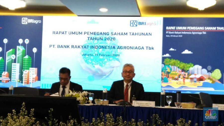 RUPS PT Bank Rakyat Indonesia Agroniaga Tbk (BRI Agro). (CNBC Indonesia/Yuni Astutik)