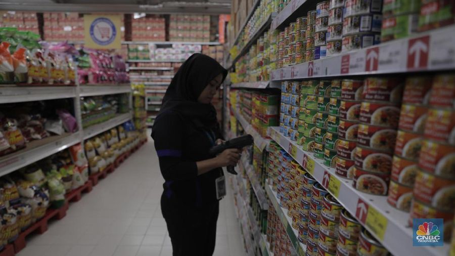 Ilustrasi Supermarket (CNBC Indonesia/Tri Susilo)