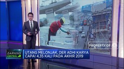 Utang Melonjak, DER ADHI Capai 4,35 Kali
