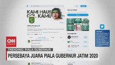 VIDEO: Persebaya Juara Piala Gubernur Jatim 2020