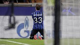 Hans Hatebour lalu menggenapkan keunggulan Atalanta jadi 4-0. Hatebour melakukan solo run dari sisi lapangan sebelum menggetarkan gawang Valencia. (AP Photo/Luca Bruno)