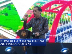 Jokowi Kecam Rp 220 T Dana Daerah Mandek di BPD