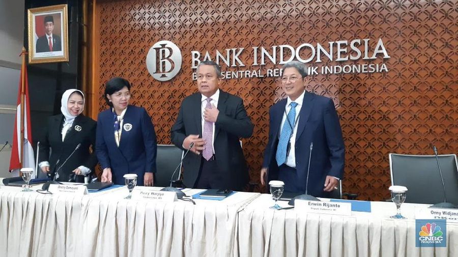 Bank Indonesia (BI) menurunkan proyeksi pertumbuhan ekonomi Indonesia dari 5,1%-5,5 menjadi 5,0%-5,4%.