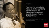 Menteri Koordinator Politik Hukum dan Keamanan Mahfud MD.