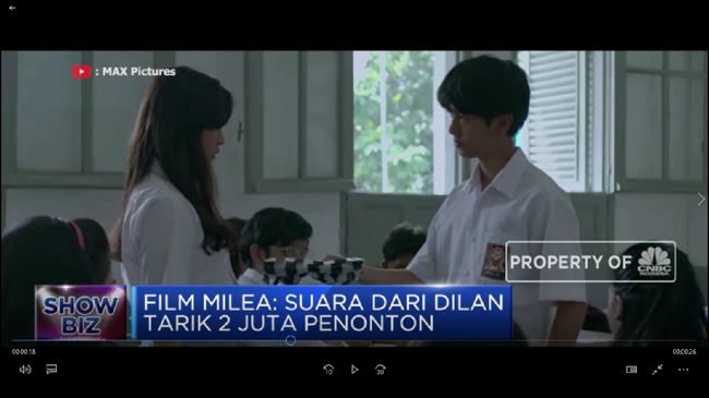Genap 6 Hari Tayang, Film Milea Raih 2,57 Juta Penonton - CNBC Indonesia