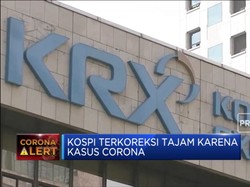 Kospi 'Terkapar' Setelah Corona Tewaskan 1 Warga Korsel