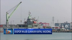 Kapalnya Minim Tapi, Ekspor Wajib Pakai Kapal Nasional
