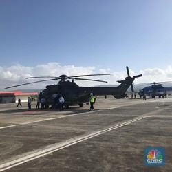 Keren! Jokowi Jajal Helikopter Baru TNI di Aceh