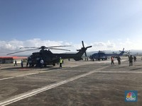 Keren! Jokowi Jajal Helikopter Baru TNI di Aceh