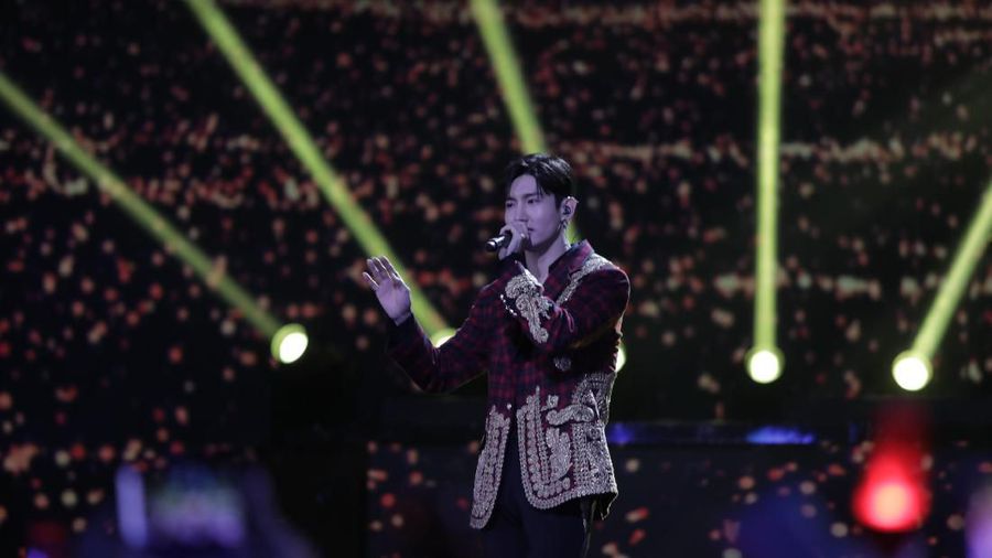 TVXQ dalam acara bertajuk Korean Wave in Love. (CNBC Indonesia/Tri Susilo)