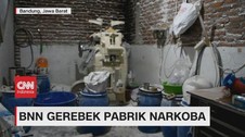 VIDEO: BNN Gerebek Pabrik Narkoba di Bandung