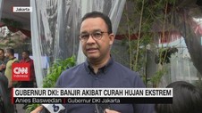 VIDEO: Anies: Banjir Akibat Curah Hujan Ekstrem