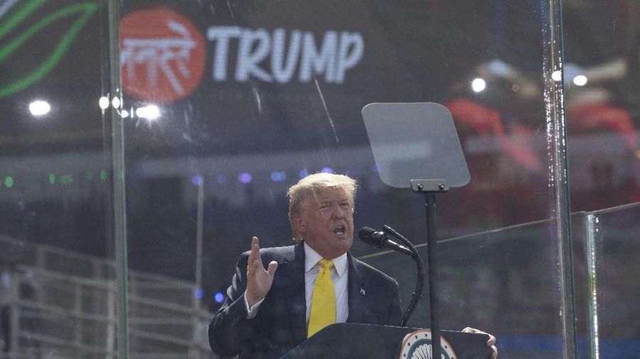 Kunjungan Trump ke India (AP Photo/Alex Brandon)