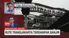 VIDEO: Rute Transjakarta Terdampak Banjir