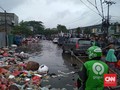 Banjir di Ciledug Tangerang Bercampur Sampah