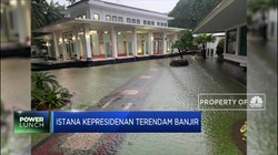 Alamakk...Istana Kepresidenan Juga Kebanjiran