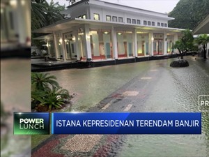 Alamakk...Istana Kepresidenan Juga Kebanjiran