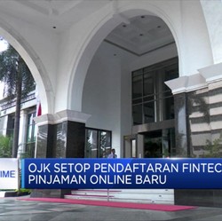 OJK Stop Pendaftaran Fintech Pinjaman Online Baru