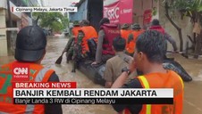 VIDEO: Banjir Capai 3 Meter di Cipinang, Warga Diungsikan
