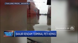 Hujan Deras, Kawasan Peti Kemas Tanjung Priok Kebanjiran