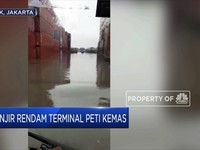 Hujan Deras, Kawasan Peti Kemas Tanjung Priok Kebanjiran