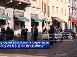 Corona Memicu Pembelian Panik di Italia