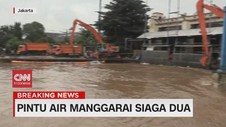 VIDEO: Pintu Air Manggarai Siaga Dua