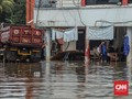 Banjir di Cipayung Jaktim, 5 KK Terima 2 Bungkus Mi Instan