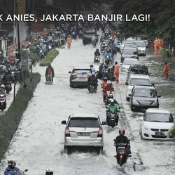 Hujan Ekstrem Melanda, Jakarta Kebanjiran Lagi