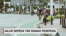 VIDEO: Jalur Sepeda Tak Ramah Pesepeda