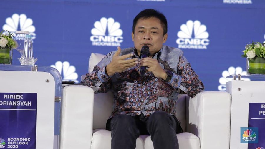Direktur Utama Telkom Indonesia, Ririek Adriansyah (վ/Tri Susilo)