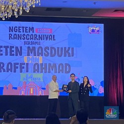 Bareng Kemenkop-UKM, Raffi Ahmad Bikin Taman Hiburan Keliling