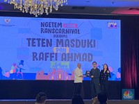 Bareng Kemenkop-UKM, Raffi Ahmad Bikin Taman Hiburan Keliling