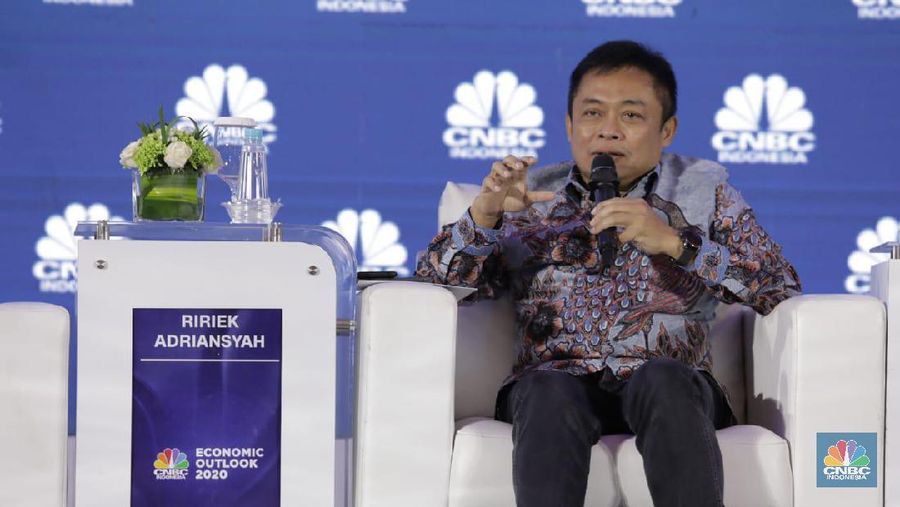 Direktur Utama Telkom Indonesia, Ririek Adriansyah (վ/Tri Susilo)
