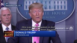 Trump: AS Siap Hadapi Corona!