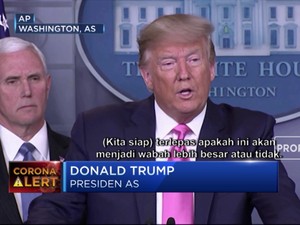 Trump: AS Siap Hadapi Corona!