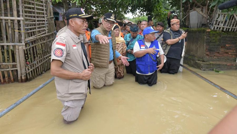 Solusi Banjir Subang, Ridwan Kamil: Bendungan Sadawarna & Normalisasi Sungai