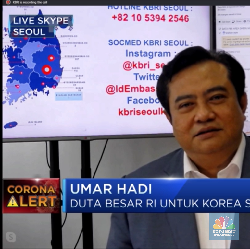 Corona di Korsel Naik 4 Ribu Kasus, KBRI Seoul Buka Kembali