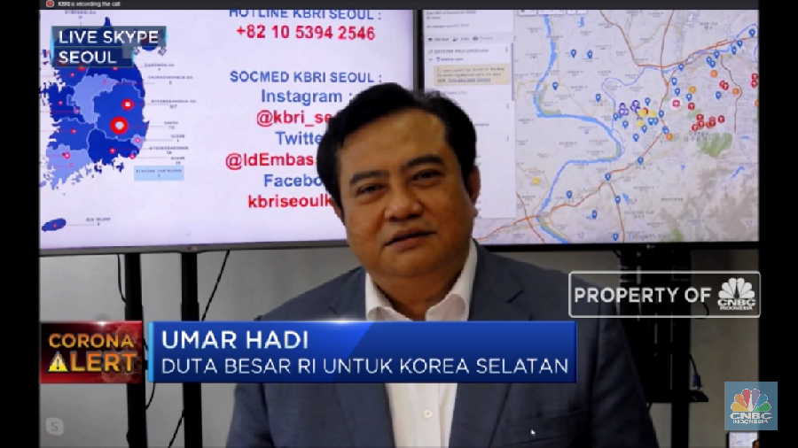 KBRI Seoul kembali dibuka setelah sebelumnya tutup.