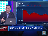 Market Sell Off, IHSG Amblas dan  Sentuh Level 5.535