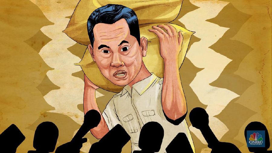 INFOGRFAIS, Stok Beras Bulog Mayoritas Impor