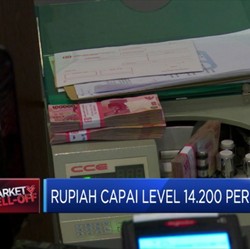 Melemah, Rupiah Sentuh Level 14.200 Per USD